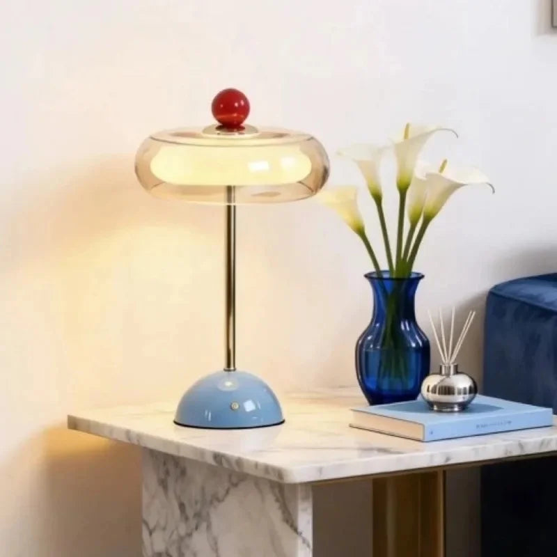 Aurelle Cordless Glass Lamp — product view 6