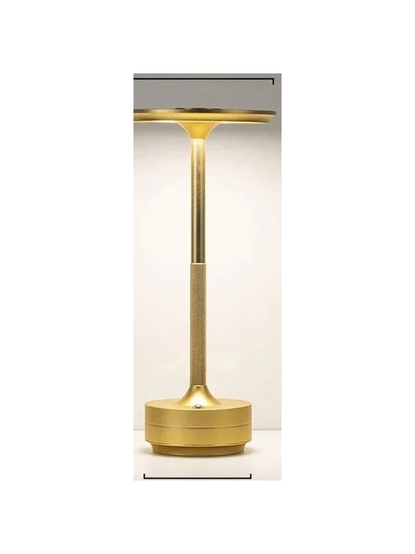 Lumae Atlas cordless table lamp in gold