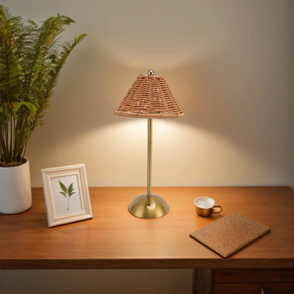 Nola Woven Cordless Table Lamp