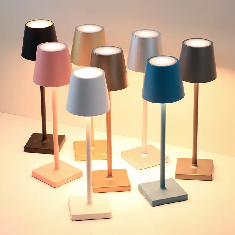 Solene cordless restaurant lamp finish collection