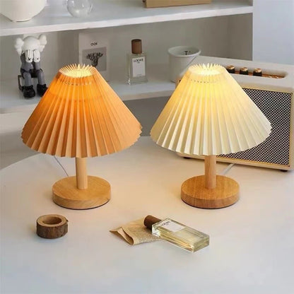 Sora Foldable Pleated Table Lamp