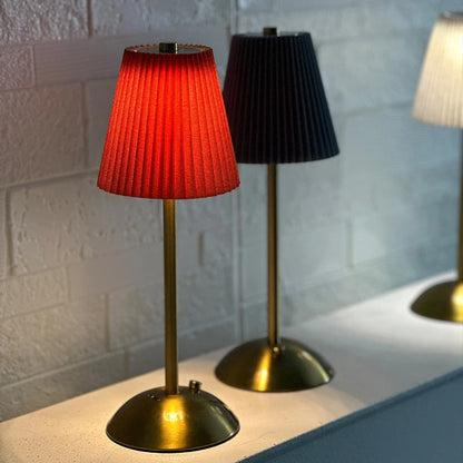 Rumi Pleated Cordless Table Lamp
