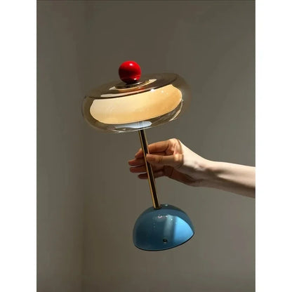 Aurelle Cordless Glass Lamp — product view 3