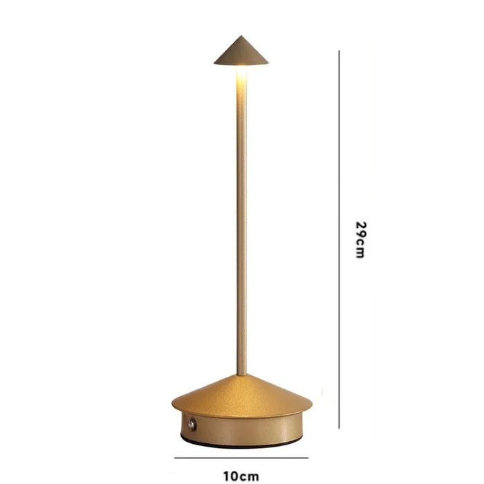 Outdoor Cordless Table Lamp | Waterproof Rechargeable LED | For Patio, Garden & Restaurant Tables