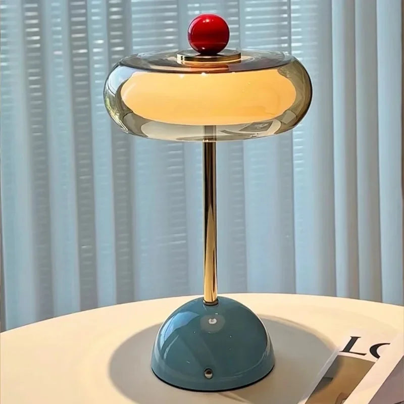 Aurelle Cordless Glass Lamp — product view 1