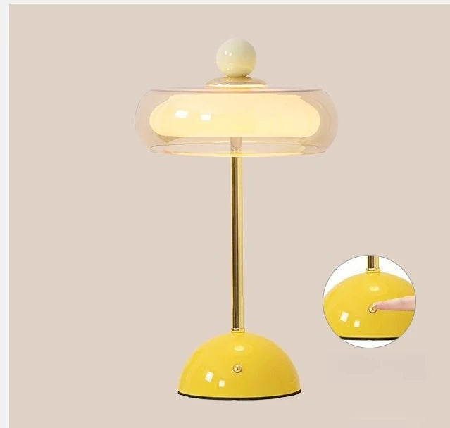 Camille Cordless Glass Lamp — product view 8