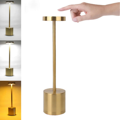 Cordless Bar Table Lamp | Rechargeable LED, Touch Dimmer | For Restaurants, Hotels & Home Bars