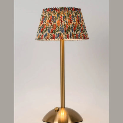 Elara Cordless Pleated Lamp