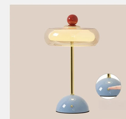 Camille Cordless Glass Lamp — product view 10