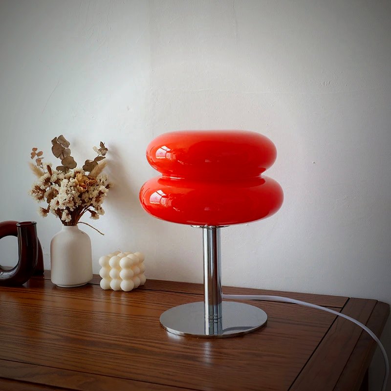 Ambra amber glass lamp, alternate angle