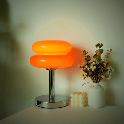 Ambra amber lamp glowing