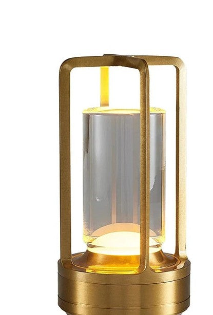 Lumae Marlow cordless lamp in gold