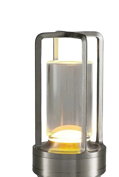 Lumae Marlow cordless lamp in silver